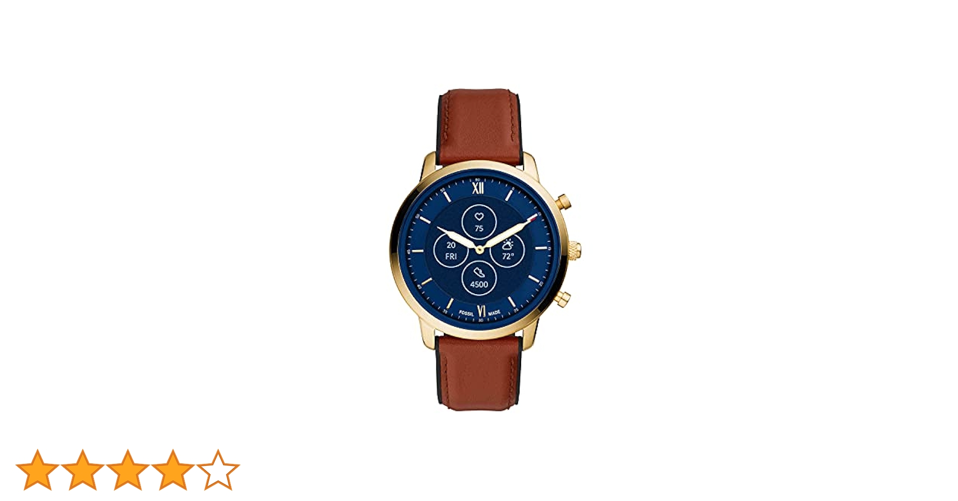 フォッシル Fossil ハイブリッド FTW7025 FOSSIL フォッシル FTW7025 スマートウォッチ メンズ